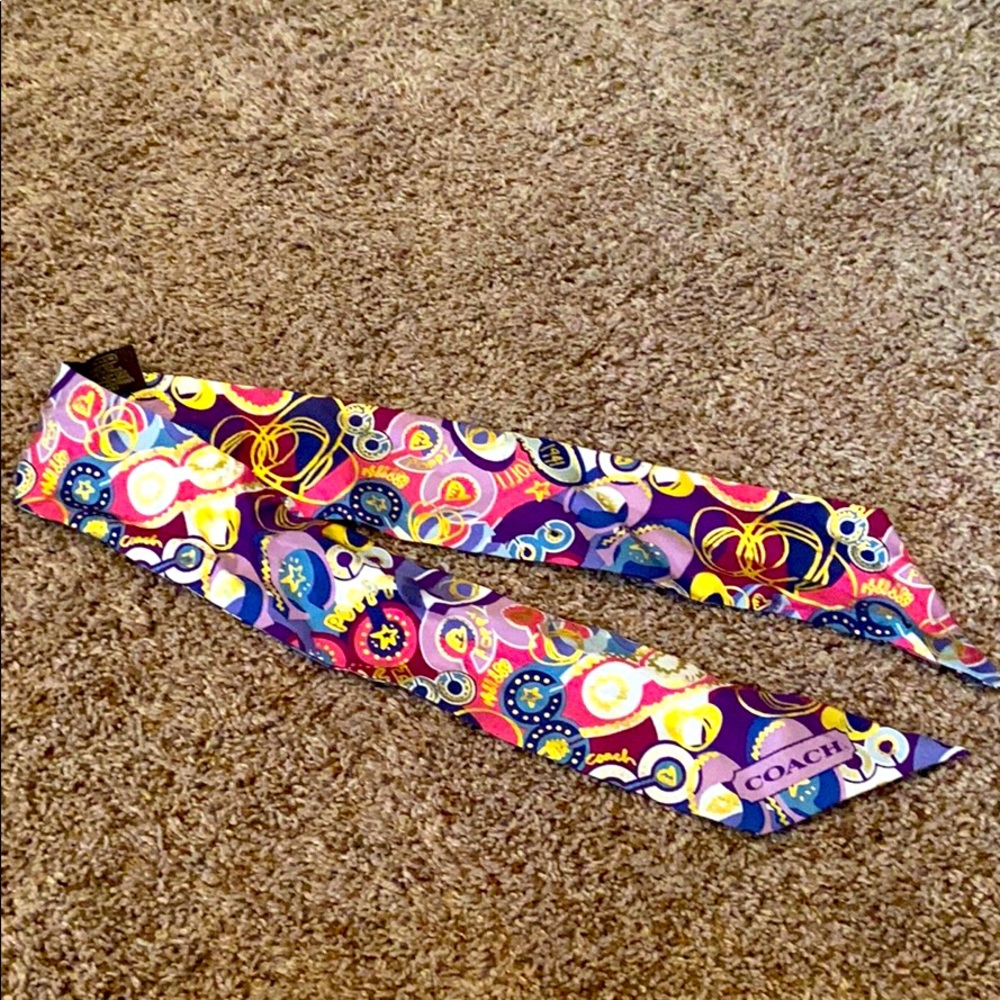 COACH ‘POPPY’ HAIR SCARF